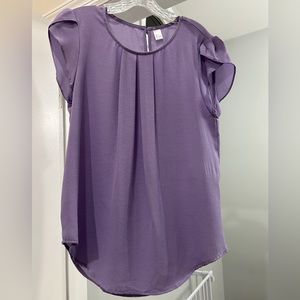 Beautiful lavender women casual top